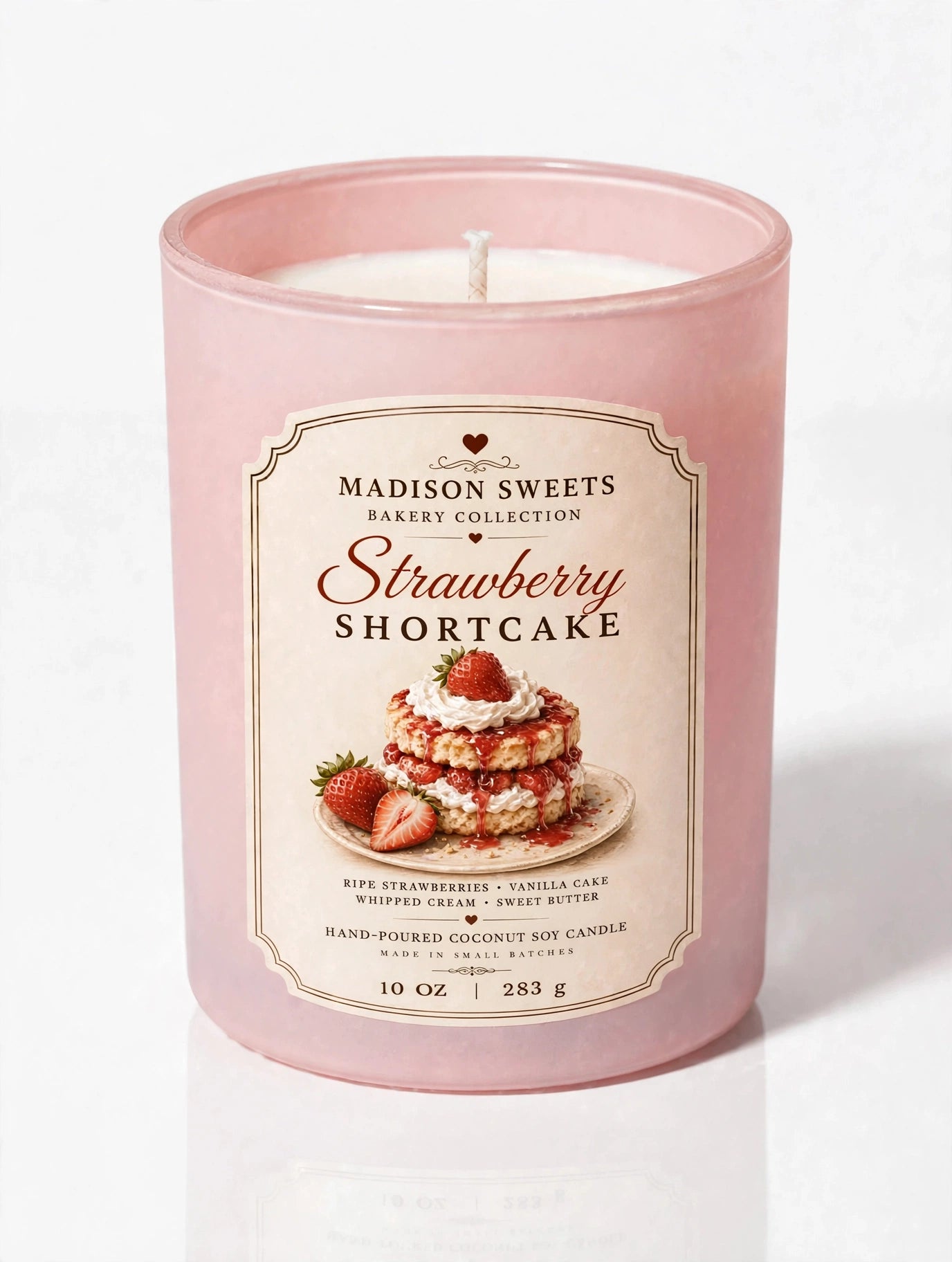 Strawberry Shortcake Candle